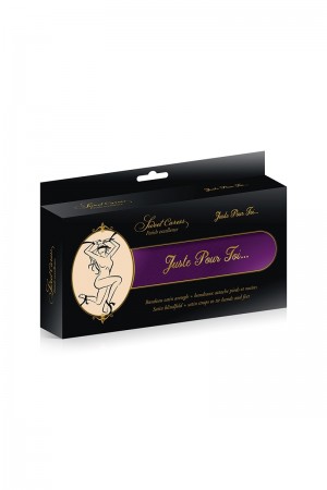 5 liens satin pourpre - Sweet Caress