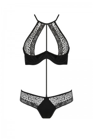 Ensemble Scarlet Bikini noir - Passion