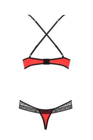 Ensemble Scarlet Bikini rouge - Passion