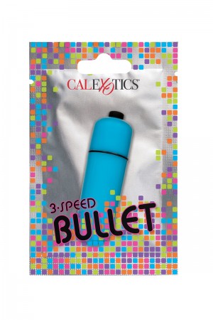 Mini vibro Bullet bleu 3 vitesses - CalExotics