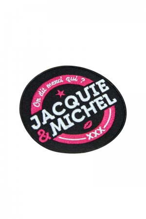 Ecusson rond Jacquie et Michel