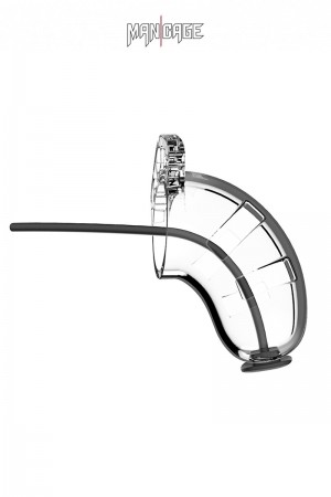 Cage de chasteté 6,5cm avec plug d'urètre - ManCage 15