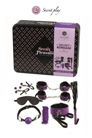 Kit BDSM 8 pièces - violet