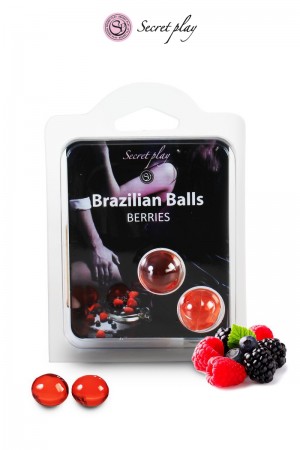 2 Brazilian Balls - baies rouges