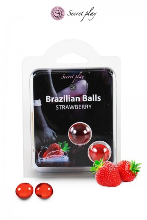 2 Brazilian Balls - fraise