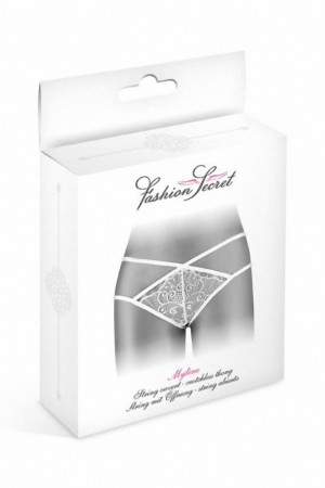 String ouvert Mylene - blanc