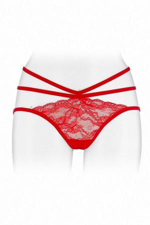 Culotte ouverte  Nadia - rouge