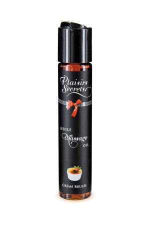 Huile de massage gourmande - Crème Brulée