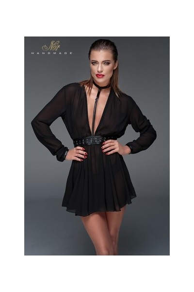 Minirobe choker en mousseline F150