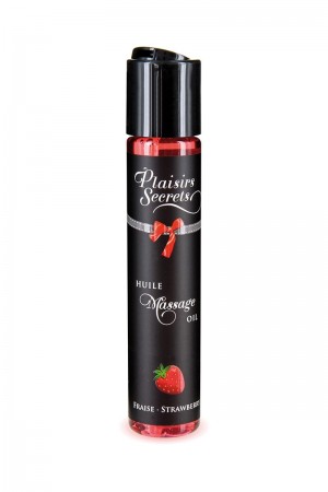 Huile de massage gourmande - Fraise