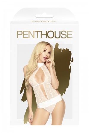 Body sexy Perfect Lover blanc - Penthouse