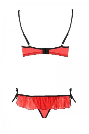Ensemble lingerie seins nus Cherry - Passion