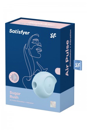Double stimulateur Sugar Rush bleu - Satisfyer