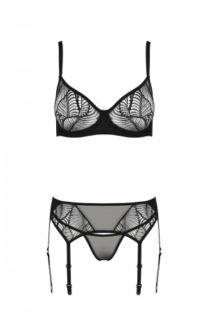 Ensemble à jarretelles Leafa - Passion ECO Collection
