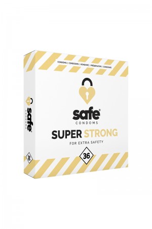 36 préservatifs Safe Super Strong