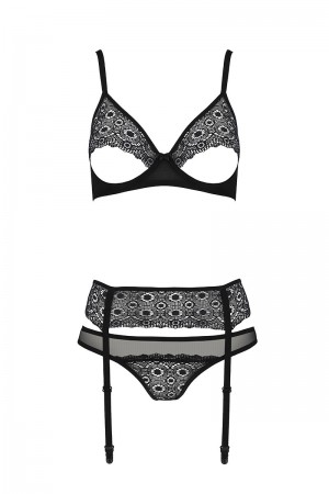 Ensemble à jarretelles Zinnia - Passion ECO Collection