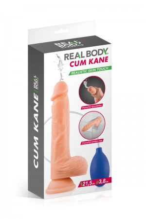 Gode éjaculateur Cum Kane 21,5cm - Real Body