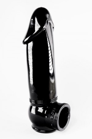 Gaine de pénis semi-réaliste noire