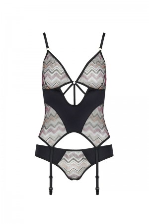 Guêpière et culotte Lagerta - Casmir