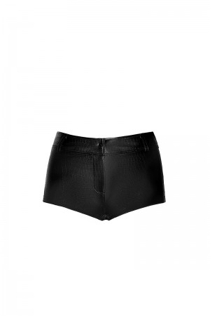 Short échancré F318 wetlook effet croco