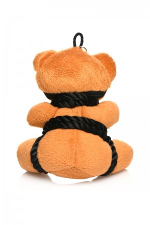 Porte-clés Teddy Bear en tenue Bondage