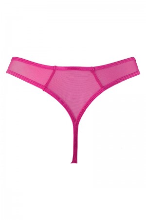 String Rose tulle et broderies V-10258 - Axami