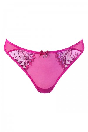 String Rose tulle et broderies V-10258 - Axami