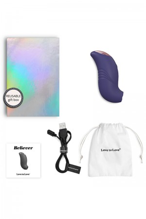 Stimulateur clitoridien Believer violet - Love to Love