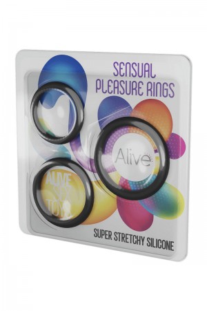 Kit 3 cockrings Sensual Pleasure Rings - Alive