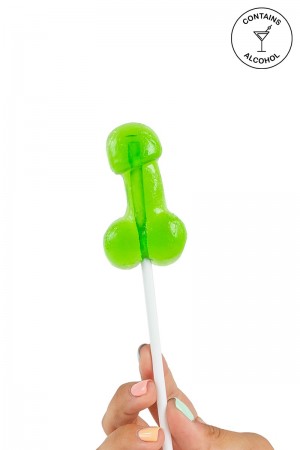 Sucette pénis Caipirinha avec alcool