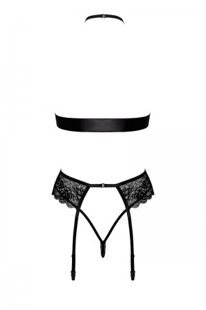 Ensemble Bondage Black Set 4 pièces Kiss 244 - Kissable