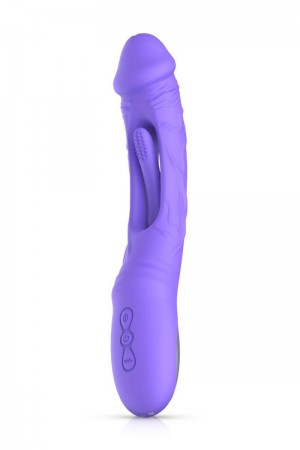 Vibro avec stimulateur de point G Flax - Good Vibes Only
