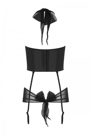 Guêpière Kesmina faux cuir - Passion