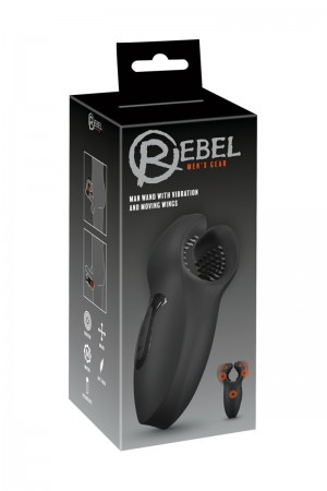 Masturbateur à ailettes vibrantes - Rebel