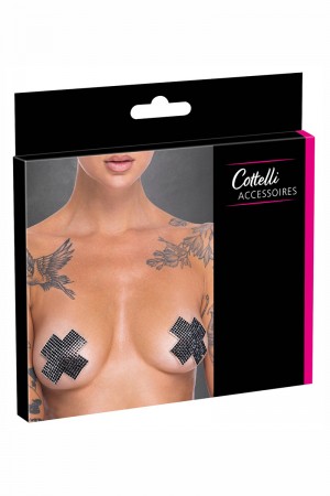 Caches tétons croix - Cotelli Accessoires
