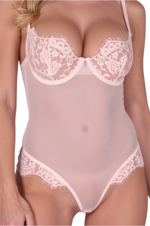 Body rose pâle Zovel - Passion