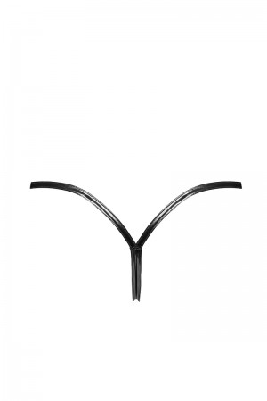 String en vinyle Dominae P014 - Noir Handmade