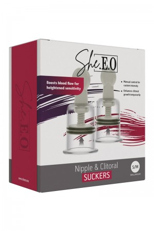 Ventouses à tétons et clitoris - She.E.O