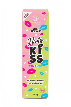 Pack 2 gels pour sexe oral Flirty Kiss - Secret Play