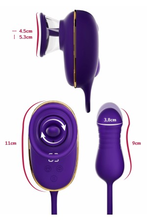 Stimulateur clitoridien et anal - She.E.O