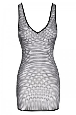Mini robe maille et strass - Cottelli PARTY