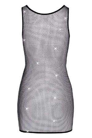 Mini robe maille et strass - Cottelli PARTY