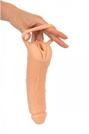 Masturbateur et extension de pénis  23,8 cm - Nature Skin
