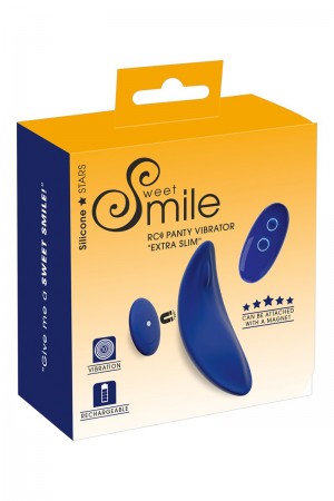 Culotte vibrante télécommandée ultra fine - Sweet Smile