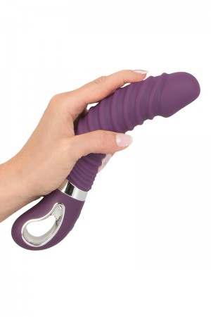 Vibro chauffant rechargeable 23,5 x 4,1 cm - Sweet Smile
