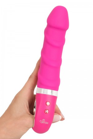 Vibro chauffant rechargeable 22,8 x 4 cm - Sweet Smile