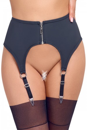 Porte-jarretelles noir mat - Cottelli LINGERIE