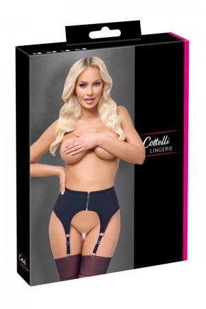 Porte-jarretelles noir mat - Cottelli LINGERIE