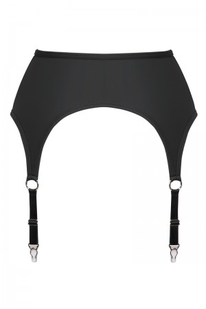 Porte-jarretelles noir mat - Cottelli LINGERIE