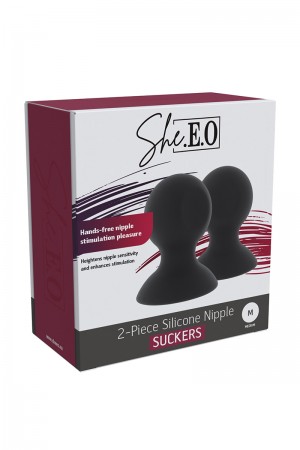 Suceurs de mamelons en silicone  taille M - She.E.O